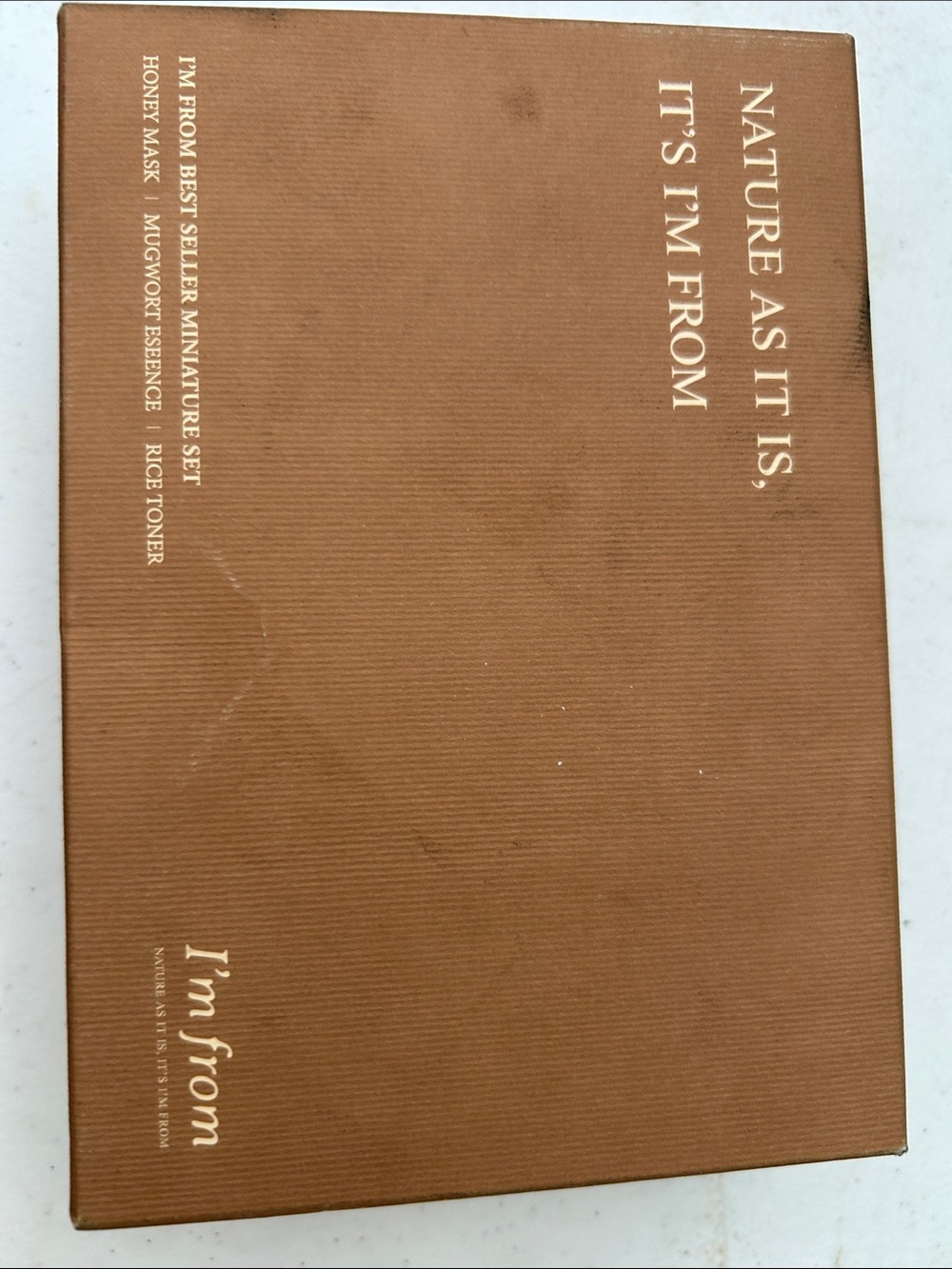I'm From Nature As It Is Skincare Set - Brown